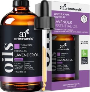 Art Naturals Set di 3 oli di lavanda con flacone di olio di lavanda da 10 ml e flacone Zen esclusivo da 10 ml, 120 ml