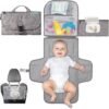 Fasciatoio portatile Fasciatoio portatile Fasciatoio con salviette intelligenti Tasca regalo da viaggio impermeabile Kopi Baby