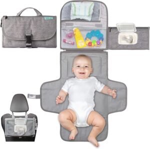 Fasciatoio portatile Fasciatoio portatile Fasciatoio con salviette intelligenti Tasca regalo da viaggio impermeabile Kopi Baby
