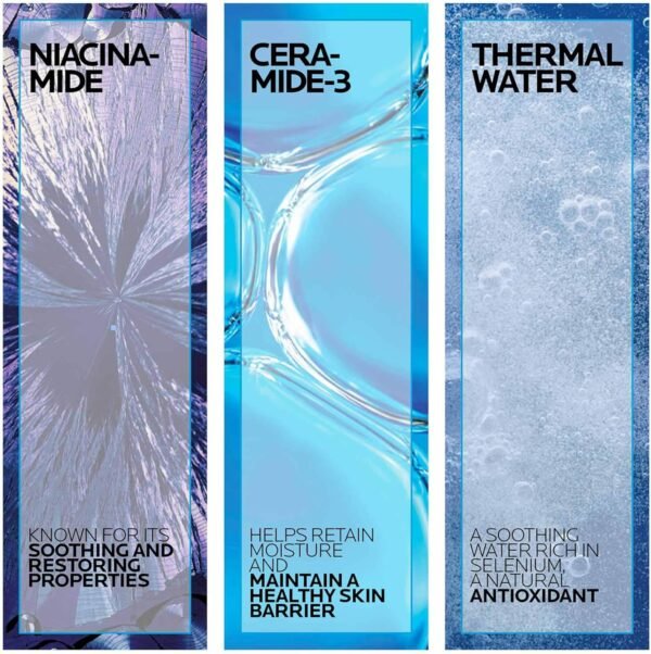 La Roche-Posay Toleriane Gel Detergente Schiumogeno Doppia Azione per Pelli Sensibili, Elimina Impurità e Sebo, Pelle Morbida e Idratata, Formula con Tensioattivi Delicati e Glicerina, 400 ml