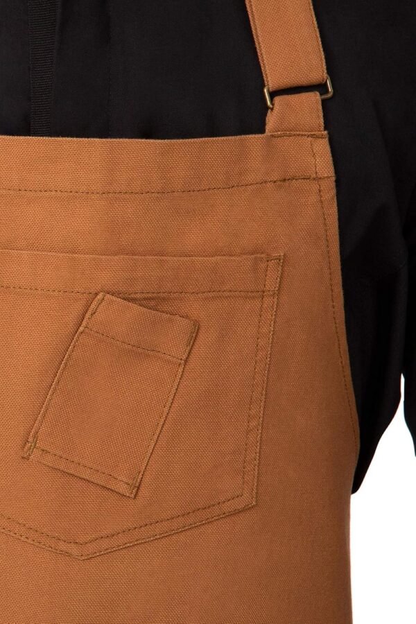 Chef Works ABKV053-NTM-0 Grembiule con pettorina Rockford/Noce moscata/0, ABKV053-NTM-0