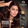 L'Oréal Paris Elvive Total Repair 5 Shampoo riparatore, per capelli danneggiati, shampoo con proteine ​​e ceramide per capelli forti, setosi, lucenti, sani e rinnovati, 28 fl. oz.