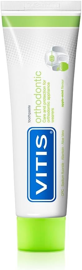 Dentifricio ortodontico VITIS® - Igiene orale quotidiana per portatori di dispositivi ortodontici, 100 ml