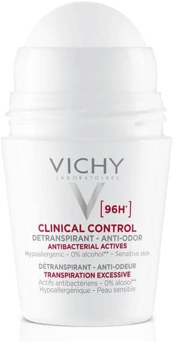 Vichy Dermo-Tolerance Deodorante Roll-on, Per Pelli Sensibili