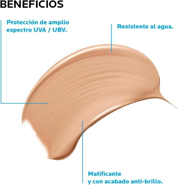 La Roche-Posay Anthelios SPF50+ crema gel colorata per pelli reattive o sensibili al sole, protezione ad ampio spettro con acqua termale La Roche-Posay, 50 ml