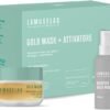 LAMUSELAB Gold Mask Maschera Viso Antietà con Trattamento Booster, Seboregolatore, Idratante e Protettivo, Sebonormalizzante 2 in1 100 ml