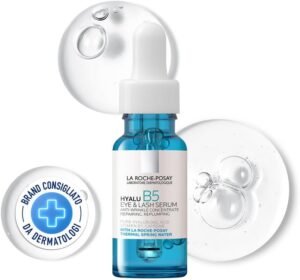 La Roche-Posay, Hyalu B5 siero occhi antirughe, anti-occhiaie, riparatore e rimpolpato, arricchito con acido ialuronico e vitamina B5, senza profumo, per tutti i tipi di pelle, 15 ml