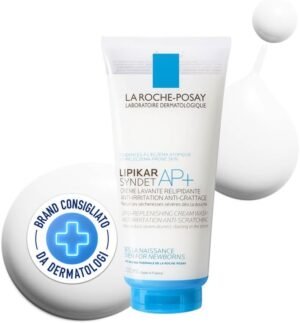 51rK-pceh7L._AC_SL1016_.jpg La Roche-Posay Lipikar Syndet AP+ Crema Detergente per Pelli a Tendenza Atopica, Idrata e Lenisce il Prurito con Burro di Karitè, Niacinamide e Posae Filiformis, Senza Profumo, 200 ml
