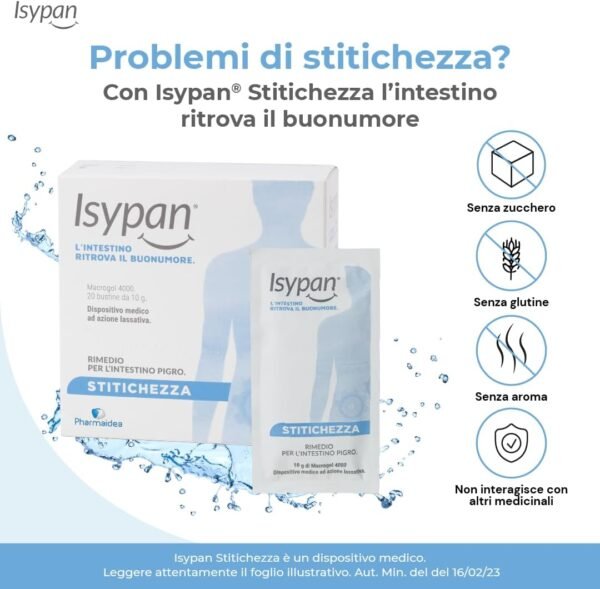 Macrogol Stitichezza 4000 - 40 bustine da 10 g - Lassativo osmootico per un sollievo delicato ed efficace - [Pack of 2]