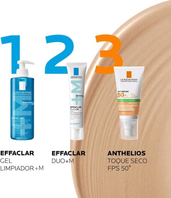 La Roche-Posay Anthelios SPF50+ crema gel colorata per pelli reattive o sensibili al sole, protezione ad ampio spettro con acqua termale La Roche-Posay, 50 ml