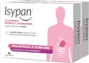 Pesantezza e Gonfiore - 40 Compresse Masticabili con Enzimi Digestivi e Carbone Attivo - Sollievo Rapido dai Gas e dalla Digestione Lenta [Pack of 2]