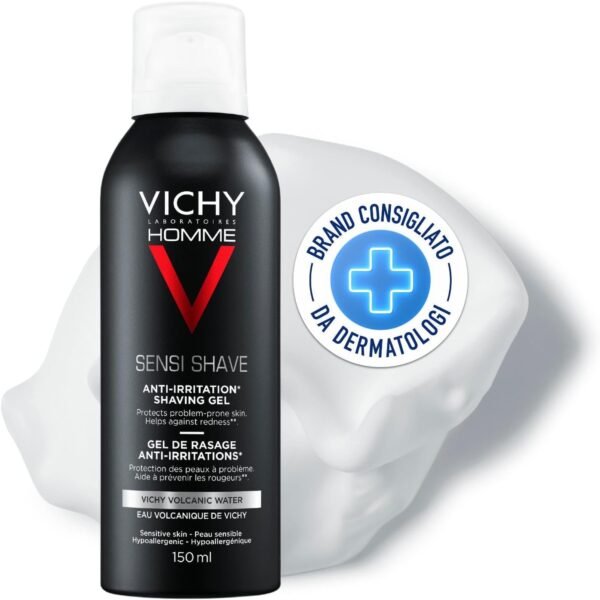 61v0-pqwTKL._AC_SL1500_.jpg Schiuma da barba per pelle sensibile VICHY, 200 ml