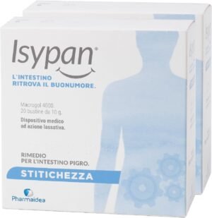 Macrogol Stitichezza 4000 - 40 bustine da 10 g - Lassativo osmootico per un sollievo delicato ed efficace - [Pack of 2]