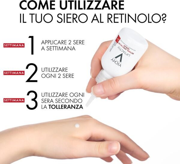 Vichy Liftactiv Specialist Retinol Serum, Siero Antietà al Retinolo, Adatto a Tutti i Tipi di Pelle, Azione Correttiva, Effetto Uniformante e Rigenerante, Formula con Tecnologia Retinol Guard, 30 ml