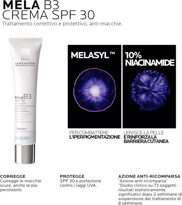 Duo Apple B3 La Roche-Posay: siero antimacchia 30 ml + crema 40 ml | Trattamento Uniformante Completo con Melasyl e Niacinamide