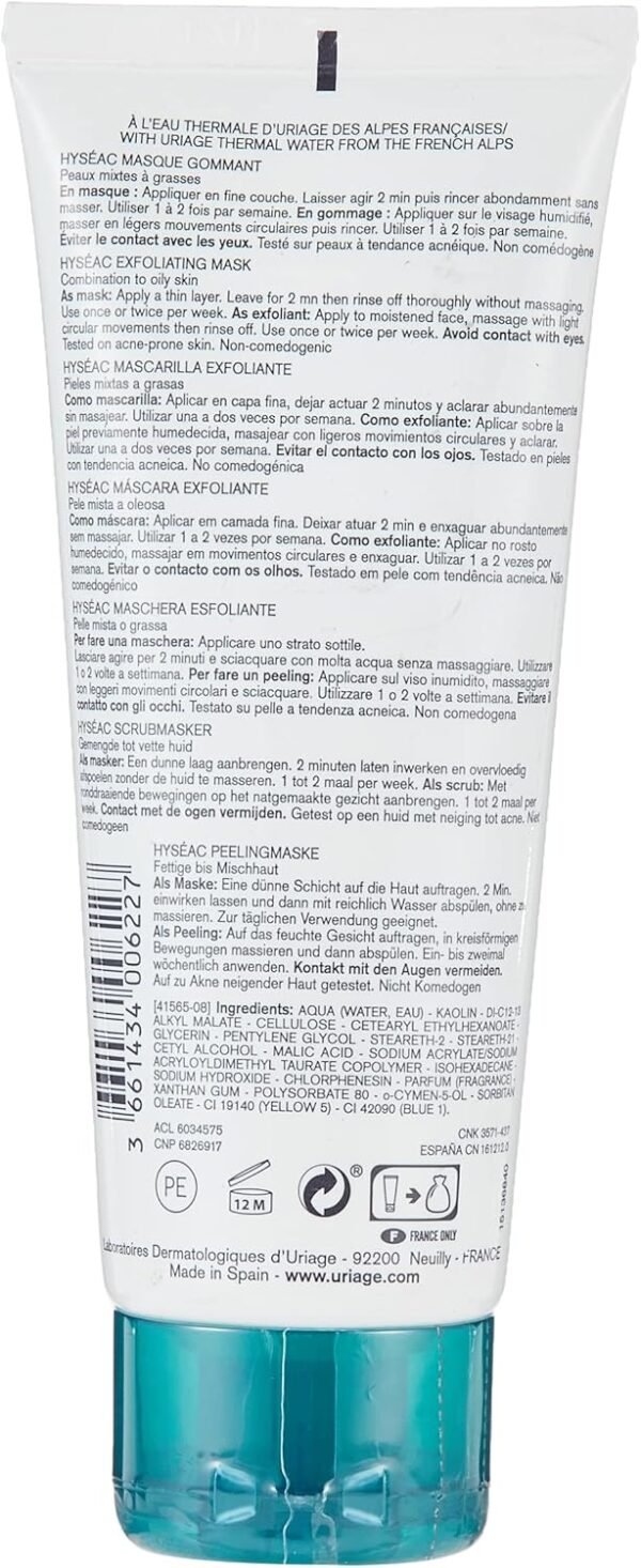 81J4TnBeLvL._AC_SL1500_.jpg Uriage Hyseac Masque Gommante - 100 ml